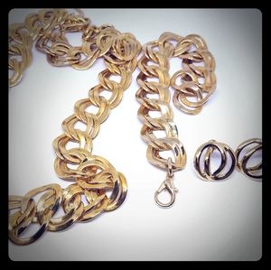 Vintage Set- Necklace,bracelet, earrings